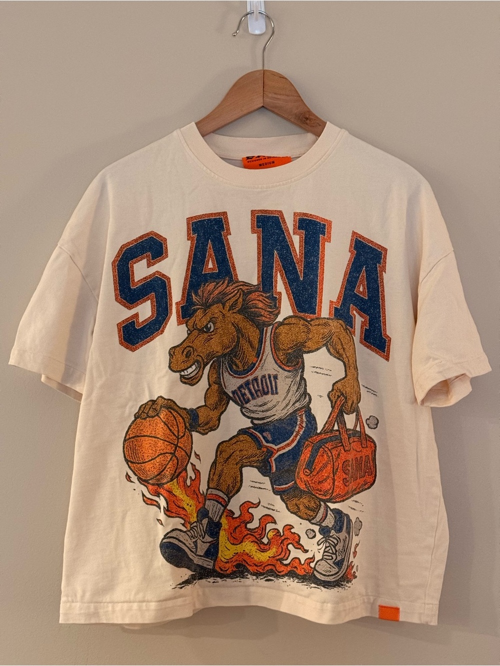 SANA Detroit Rim Reaper Basketball Tee - Malik Beasley